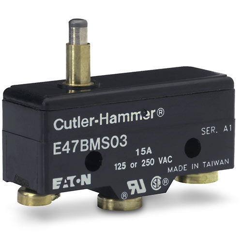 Cutler Hammer   E47BMS03     Extended Plunger Limit Switch 1N.O. 1N.C. 15A 125 or 250VAC