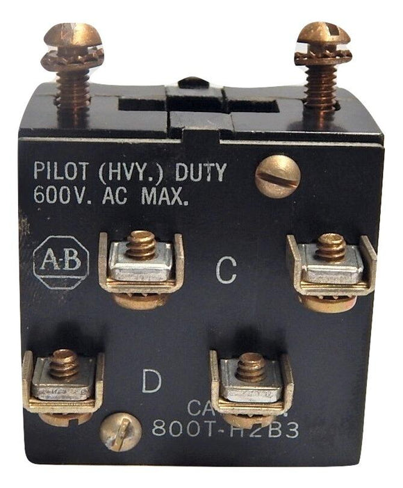 Allen Bradley   800T-XB3     2 NO 2NC Contact Block