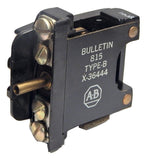 Allen Bradley   X-36444      Right Hand Overload Relay Size 0 & 1