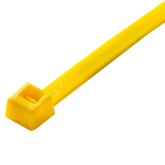 Avery   08782     8 40LB Yellow Nylon Cable Tie Bag of 1000