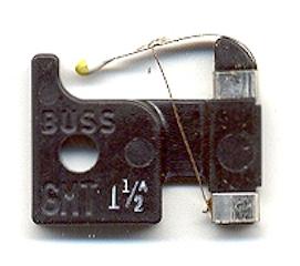 BUSSMANN   GMT-1-1/2A     FAST-ACTING INDICATING TELECOM FUSE 1-1/2 AMP
