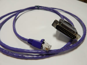 6' Purple DB25 to RJ45 Modem Cable -New- Lot of 25