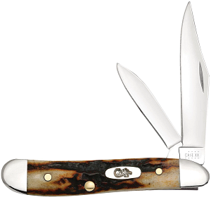 09443     W.R. Case Genuine Red Stag Peanut Knife SS 2015