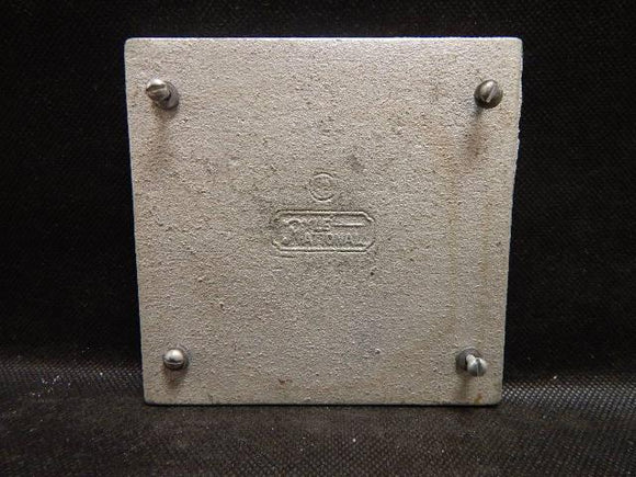 Pyle National   XC-202     2 Gang Blank Cover FS Malleable Iron
