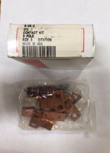 6-25-2 Cutler-Hammer Replacement Contact Kit, Size 3
