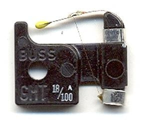 BUSSMANN   GMT-18100A     FAST ACTING INDICATING FUSE