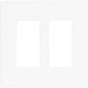 COOPER WIRING DEVICES   9522WS     ASPIRE 2 GANG MID SIZE WALLPLATE WHITE SATIN