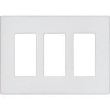 COOPER WIRING DEVICES   9523SG     ASPIRE 3 GANG MID SIZE WALLPLATE SILVER GRANITE