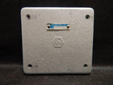 Crouse Hinds   S1002G     2 Gang Blank Cover FS Malleable Iron