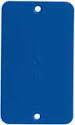 ERICSON   6034     COVER PLATE  BLANK BLUE