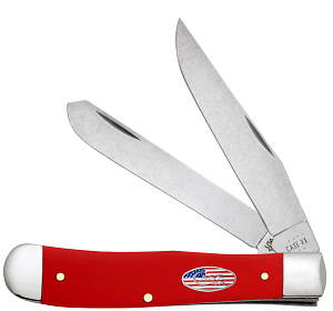 W.R. CASE  73930  RED SYNTHETIC CARBON STEEL TRAPPER 4254   CS