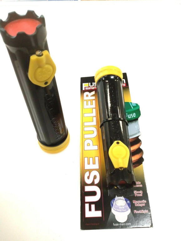 Fuseman Safety Stick...replace household fuses safely with this new fuse puller.