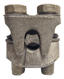 Ilsco   DBA-1/0S     Aluminum Two Bolt Connector with Spacer 1/0-2 Run 1/0-12 Tap Dual Rated Aluminu