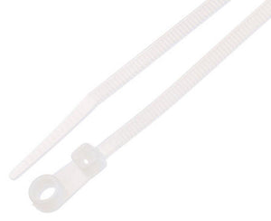 Morris   20318     144 50LB Mounting Natural Nylon Cable Tie Bag of 100