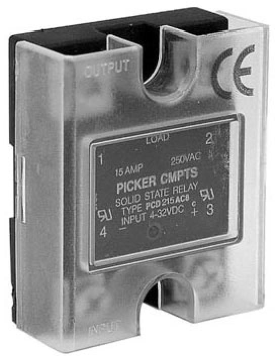 Picker Components   PCD210AC8     Hockey Puck Solid State Relay  4-32 VDC