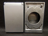 Pyle National   N-FSR-X       1 Gang Spring Hole 1-13/16" Cover FS Aluminum