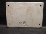 Pyle National   XC-203     3 Gang Blank Cover FS Malleable Iron