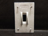 Pyle National   XCT-101-A     1 Gang Switch Cover FS w/ Guard Malleable Iron