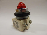 Square D   9001KP-1R9     Pilot Light Transformer Type 120VAC 30.5mm With Red Lens