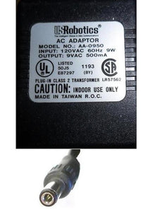 US_Robotics___AA-0950_____Plug_In_Adapter__120V_AC_-_9V_AC_500MA