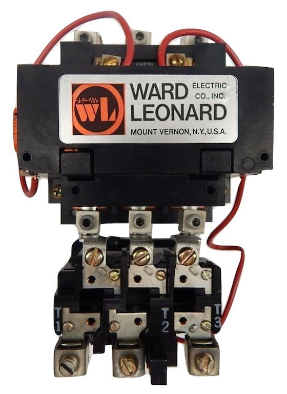Ward Leonard - Joslyn Clark   8012A3951-14     AC Magnetic Starter 3 Pole 120V Size 2 Open Type