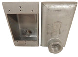 Killark   FSA-1       1 Gang FS Box with 1  1/2" Hub Aluminum